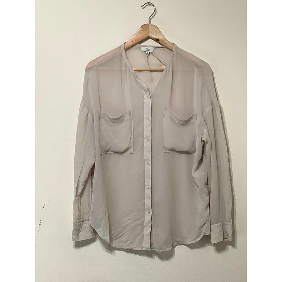 Aritzia Wilfred 100% Silk Blouse - Picture 1 of 5